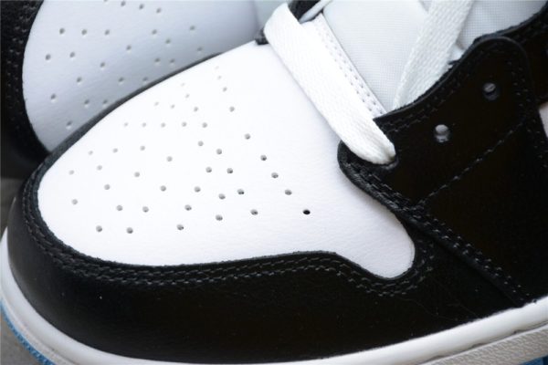 Jordan 1 Mid University Black White (W) BQ6472-102 - Image 4