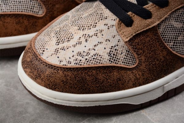 Nike Dunk Low Premium CO.JP Brown Snakeskin FJ5434-120 - Image 3