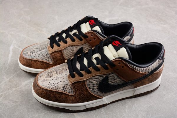 Nike Dunk Low Premium CO.JP Brown Snakeskin FJ5434-120 - Image 4