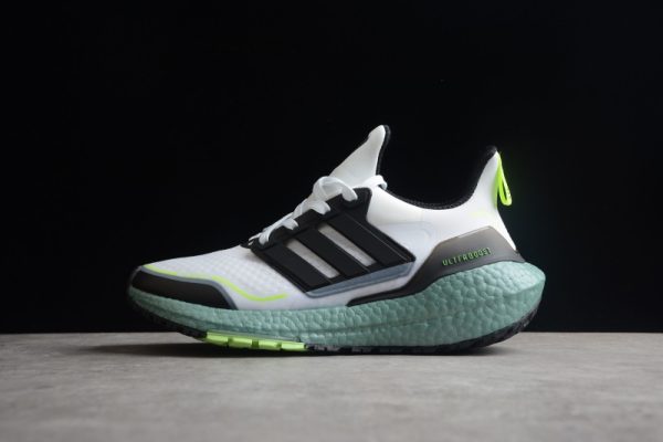 adidas Ultra Boost 21 Cold.Rdy White Signal Green S23898 - Image 2