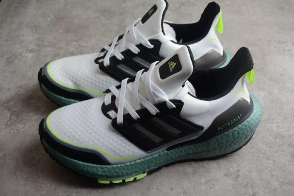 adidas Ultra Boost 21 Cold.Rdy White Signal Green S23898 - Image 5