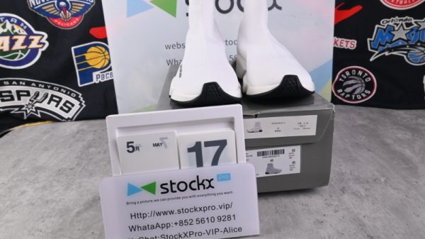 Ba***ci*ga Speed Clear Sole Sneaker White Black