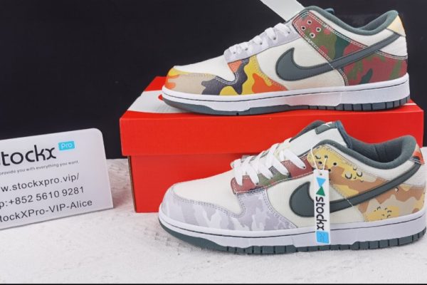 Nike Dunk Low SE Sail Multi-Camo DH0957-100