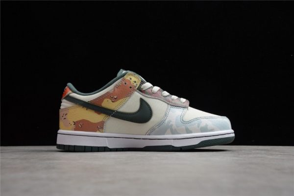 Nike Dunk Low SE Sail Multi-Camo DH0957-100 - Image 5