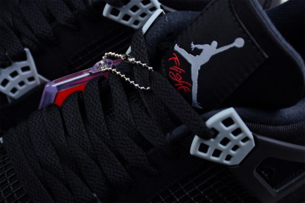 Air Jordan 4   Black Canvas  (Retail Batch) DH7138-006 - Image 3