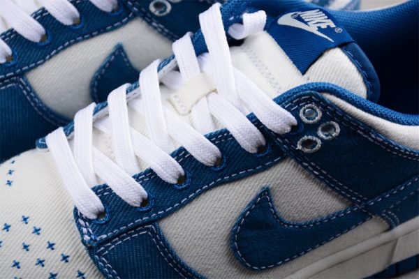 Nike Dunk Low Industrial Blue Sashiko DV0834-101 - Image 2