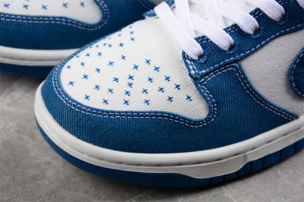 Nike Dunk Low Industrial Blue Sashiko DV0834-101 - Image 3