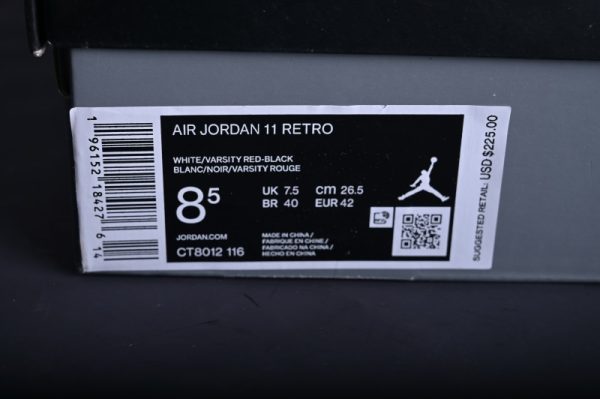 Air Jordan 11   Cherry  (SP Batch) CT8012-116 - Image 2