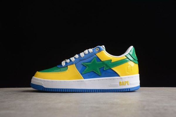 A Bathing Ape Bape Sta Nostalgic Blue Yellow
