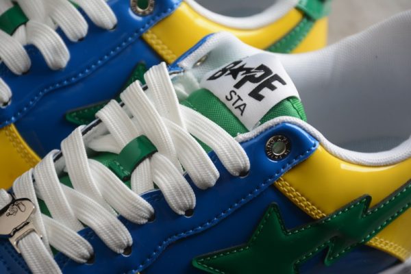 A Bathing Ape Bape Sta Nostalgic Blue Yellow - Image 2