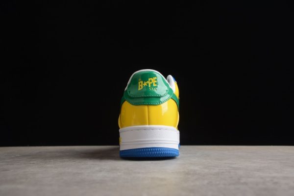 A Bathing Ape Bape Sta Nostalgic Blue Yellow - Image 5