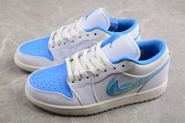 Jordan 1 Low SE Just Skate University Blue (Women's) FJ7219-441 - Image 4
