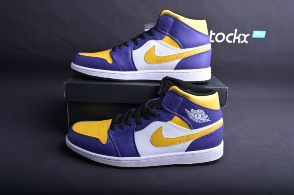 Jordan 1 Mid Lakers (2022) DQ8426-517