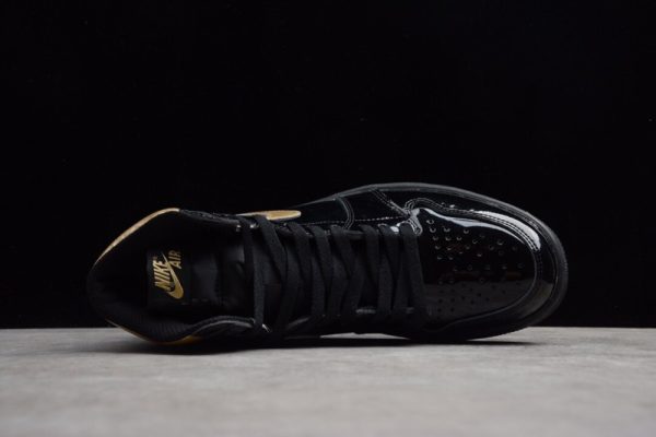 Jordan 1 Retro High Black Metallic Gold (2020) 555088-032 - Image 2