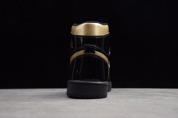 Jordan 1 Retro High Black Metallic Gold (2020) 555088-032 - Image 3