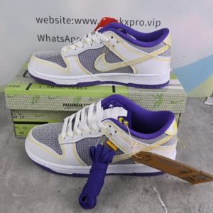 Nike Dunk Low Union Passport Pack Grey Purple(SP batch)DJ9649-500