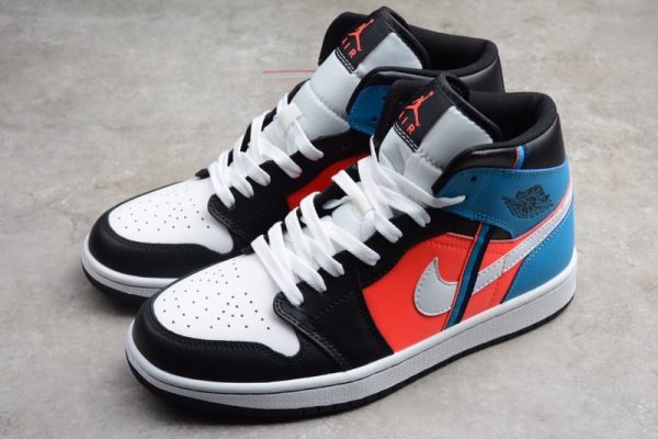 Jordan 1 Mid Tri Color Ribbons (GS) CV4891-001 - Image 2
