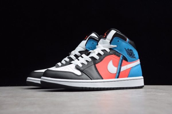 Jordan 1 Mid Tri Color Ribbons (GS) CV4891-001 - Image 3