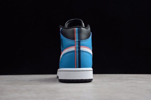 Jordan 1 Mid Tri Color Ribbons (GS) CV4891-001 - Image 4