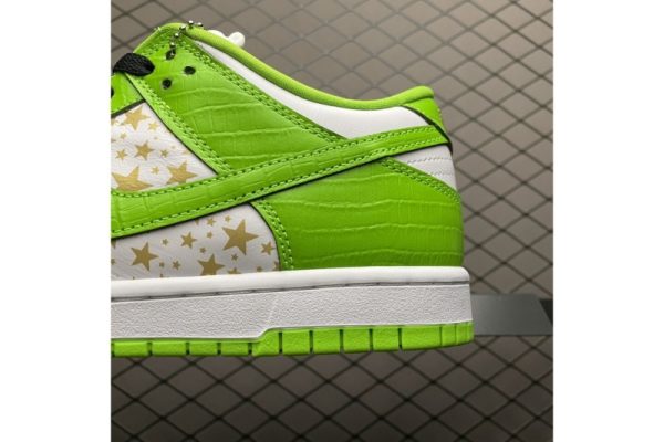 Nike SB Dunk Low Supreme Stars Mean Green (2021)(SP batch)DH3228-101 - Image 5
