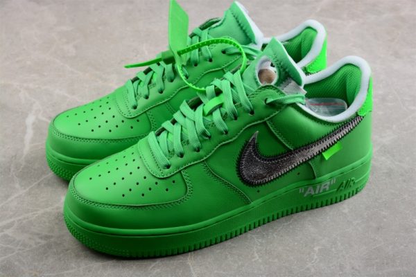 Nike Air Force 1 Low Off-White Light Green Spark (SP Batch) DX1419-300 - Image 5