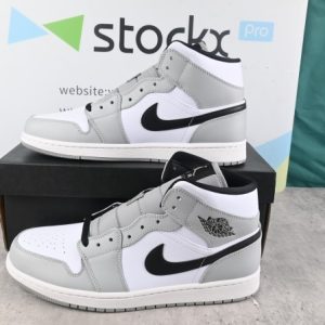 Jordan 1 Mid Light Smoke Grey (GS) 554725-092