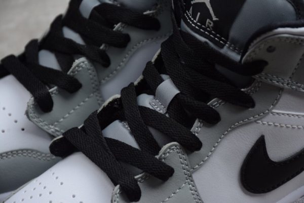 Jordan 1 Mid Light Smoke Grey (GS) 554725-092 - Image 5