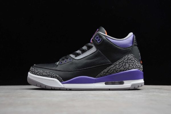 Jordan 3 Retro Black Court Purple(SP Batch) CT85332-050 - Image 2