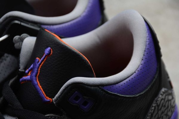 Jordan 3 Retro Black Court Purple(SP Batch) CT85332-050 - Image 3