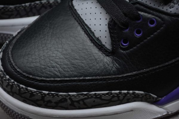 Jordan 3 Retro Black Court Purple(SP Batch) CT85332-050 - Image 5
