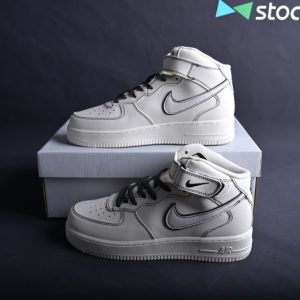 Nike Air Force 1 Mid AF1 Beige/Black AQ2898-008