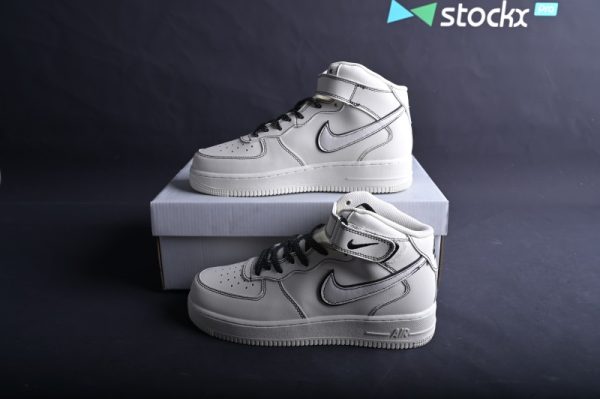 Nike Air Force 1 Mid AF1 Beige/Black AQ2898-008