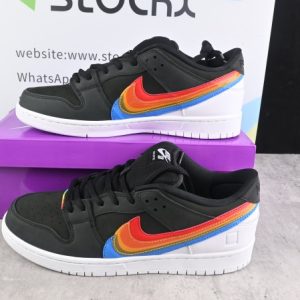 Polaroid Nike SB Dunk Low Black White DH7722-001(SP batch)