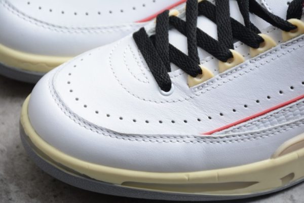 Jordan 2 Retro Low SP Off-White White Red (SP Batch) DJ4375-106 - Image 3