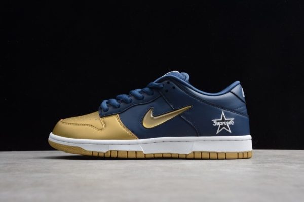 Nike SB Dunk Low Supreme Jewel Swoosh Gold CK3480-700