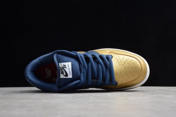 Nike SB Dunk Low Supreme Jewel Swoosh Gold CK3480-700 - Image 4