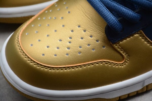 Nike SB Dunk Low Supreme Jewel Swoosh Gold CK3480-700 - Image 5