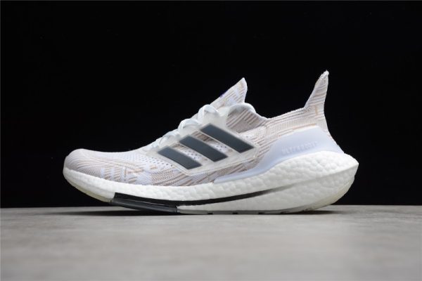adidas Ultra Boost 21 Primeblue Non Dyed Black Stripes (W) FY0837 - Image 2