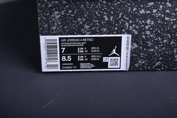 Jordan 4 Retro Military Black(Retail Batch) DH6927-111 - Image 3