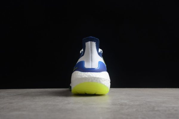 adidas Ultra Boost 22 Solar Yellow Victory Blue (W) GZ7211 - Image 5