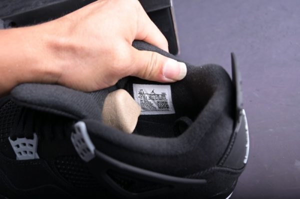Jordan 4 Retro Black Canvas (GS)(SP Batch)DV0553-006 - Image 2