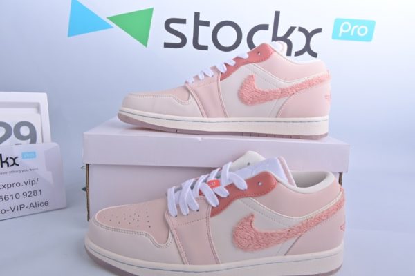 Jordan 1 Low SE Mighty Swooshers Pink (W) DM5443-666