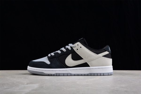 Nike SB Zoom Dunk Low Pro Black Wolf Grey White 854866-001