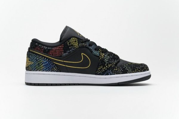 Jordan 1 Low Multicolor Snakeskin (W) (2020) CW5580-001 - Image 2