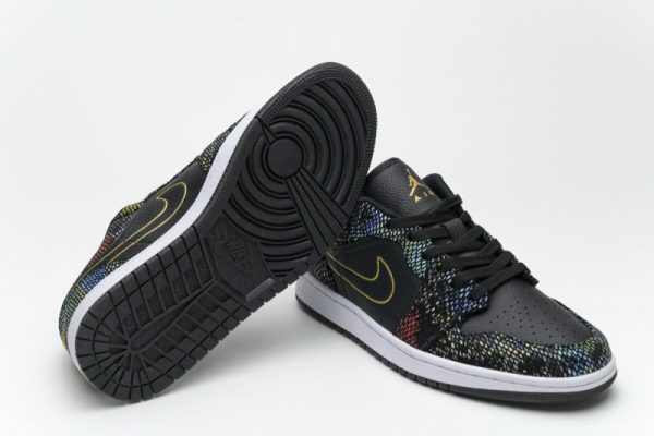 Jordan 1 Low Multicolor Snakeskin (W) (2020) CW5580-001 - Image 3