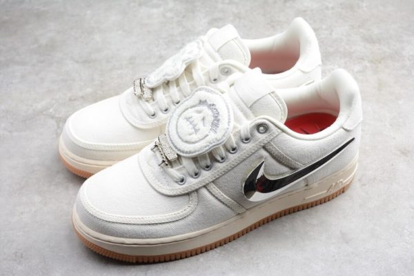 Nike Air Force 1 Low Travis Scott Sail(Retail Batch) AQ4211-101 - Image 3