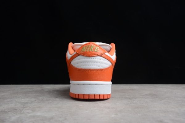 Supreme x Nike SB Dunk Low Orange White Metallic Gold DH3228-181 - Image 5