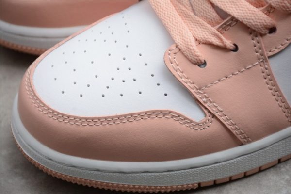 Jordan 1 Low Light Arctic Orange Pink (GS) 553560-800 - Image 4
