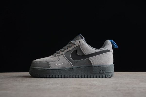 Nike Air Force 1 Low Cut Out Swoosh Grey DO6709-002 - Image 2