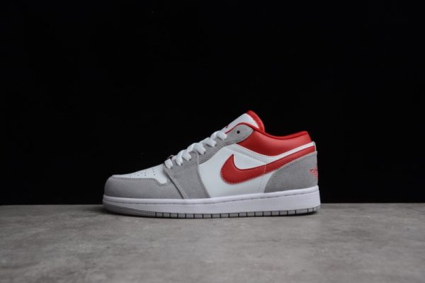 Jordan 1 Low SE Light Smoke Grey Gym Red DC6991-016 - Image 2